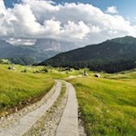 Auf breiten Wegen zum Lech Sant