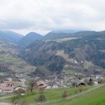 Unser Blick schweift über die Eisacktaler Hänge