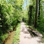 Längs des Weges laden Rastbänke zum entspannten Verweilen ein