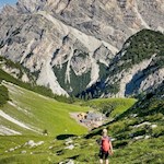 Abstieg zur Hochalmhütte Fojedöra