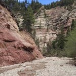 Durch das Bachbett zum Jägersteig