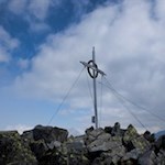 Das suggestive Gipfelkreuz des Rauchkofel