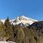 Vor uns erhebt sich der Zendleser Kofel