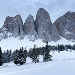 Ausblick von der Glatschalm auf die Geisler