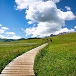 Auf dem Weg zur Sanon Hütte