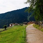 Der breite Spazierweg ist ideal für Ausflüge mit dem Kinderwagen