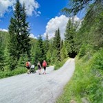 Die Wanderung zur Pranter Stadlhütte kann auch mit dem Kinderwagen unternommen werden