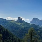 Unser Blick schweift zu den Cinque Torri