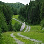 Die letzten Anstiegsmeter führen über die Schipiste zur Nockalm