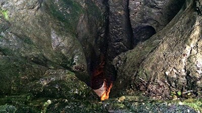 Waterfall Varone lago di Garda