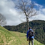 Wandern auf dem Aferer Panoramaweg bei Brixen