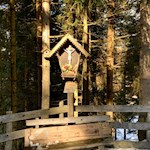 Wegekreuz auf dem Weg zur Sattelbergalm