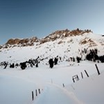 Nur mehr wenige Schritte bis zur Gampenalm...