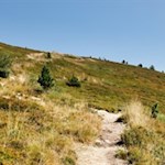 Anstieg auf die Platte