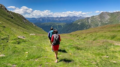 Von der Seefeldspitze zurück zur Tschiffernaun Alm