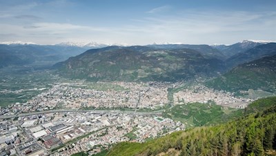 Welch ein Ausblick auf Bozen!