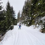 Abfahrt von der Zunderspitzhütte