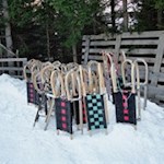 Rodeln können ausgeliehen werden