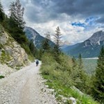 Auf dem Rückweg nach Schluderbach öffnen sich schöne Ausblicke