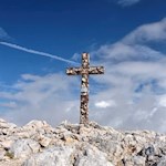 Gipfelkreuz des Muntejela de Senes