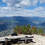 Aussichtsbank auf der Völseggspitze