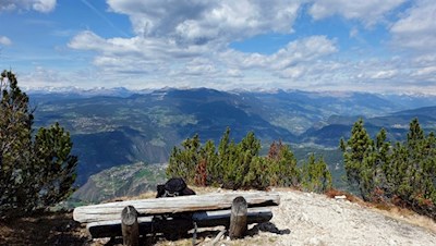 Aussichtsbank auf der Völseggspitze
