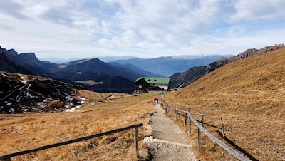 Abstieg zur Schlüterhütte