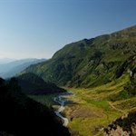 Rückwärtsgewandter Blick auf den Agelsboden