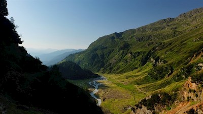 Rückwärtsgewandter Blick auf den Agelsboden