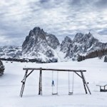 Ausblick von der Sanon Hütte