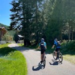Mountainbiker am Durnholzer See