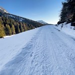 Vor der Kulisse des Zanggen zum Häusler Sam