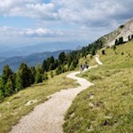 Anfangs folgt die Wanderung sanften Wegen