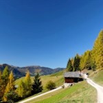 Der Weg Nr. 15 führt zunächst durch sonnenverwöhnte Wiesen