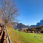 Zunächst folgen wir dem Bergbauernweg