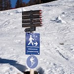 Auf dem Winterwanderweg zur Getrumalm
