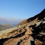 Auf schmalen Pfaden auf die Jaufenspitze