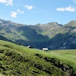 Die Wumblsalmen sind in eine malerische Almlandschaft gebettet