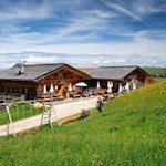 Sattler Schwaige am Rande der Seiser Alm