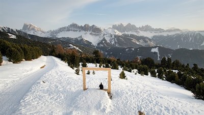Im Bann der gegenüberliegenden Dolomiten