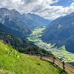 Blick ins langgezogene Antholzer Tal