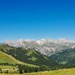 Blick in Richtung Naturpark-Puez-Geisler