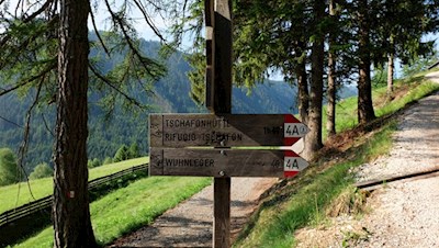 Diese Wanderung ist gut ausgeschildert