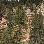 Die Bletterbachschlucht zu Füßen des Weißhorn