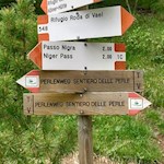 Der Perlenweg ist gut ausgeschildert