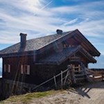 Die bewirtschaftete Flecknerhütte
