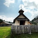 Kapelle des Almdorfes Fodara Vedla