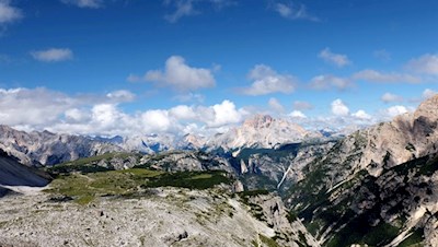 Valle della Rienza con Croda Rossa