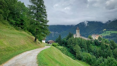 Burg Sprechenstein, unser Wanderziel
