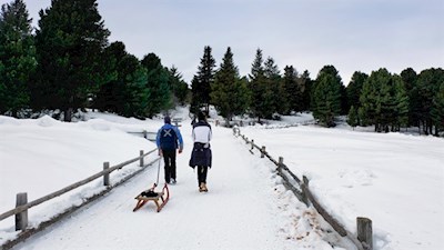 Wer möchte, kann links zum Totenkirchl oder rechts zur Stöfflhütte weiterwandern